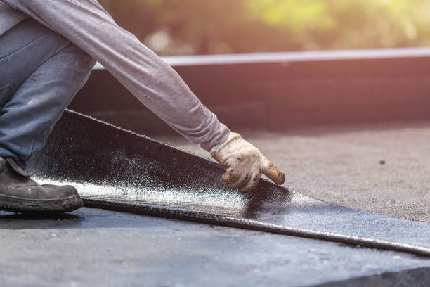 Professional Waterproofing technician working in Helena, OH